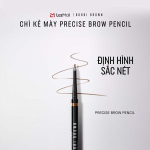 Bobbi Brown Precise Brow Pencil | Chì kẻ mày với đường kẻ sắc nét dễ tán lâu trôi 24H không lem trôi