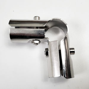 Galvanized round Steel Connector Joint 20/25/28/32mm Two-way Three-way Connection No Welding Required Hardware Accessories