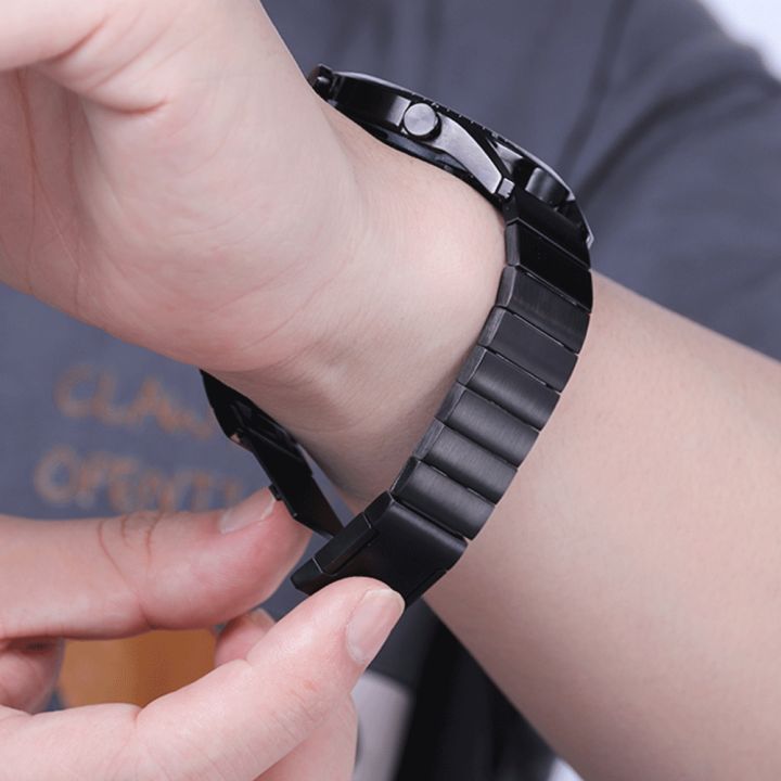 No Gaps สาย สําหรับ Samsung Galaxy Watch Ultra 7 6 Classic 47mm 43mm Galaxy Watch 7 6 5 4 40mm 44mm แม่เหล็ก สายนาฬิกาข้อมือสเตนเลส โลหะ Watch 5 Pro 45mm Watch 4 Classic นาฬิกาสมาร์ท สายนาฬิกา