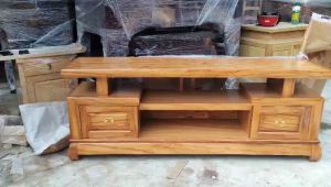 Tủ tivi gỗ gõ đỏ mẫu cân 1m20 đến 1m80