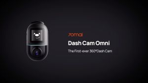 70mai Omni X200 Built-in Memory 64GB 360° Dash Car Camera AI Parking Surveillance HDR Night Vision Voice Control - BLACK