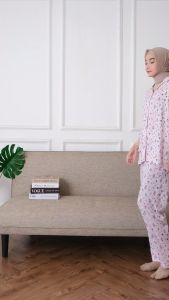 snowshop- piyama merya  bahan rayon size  XLXXL