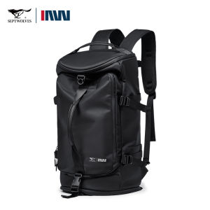 SEPTWOLVES mens fashion backpack 3 in 1 shoes compartment Large Capacity High Quality adventure bagpacks waterproof travel casual gym sport