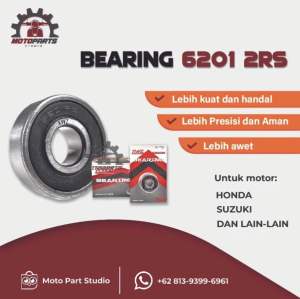 BEARING BERING BANTALAN LAHAR RODA 6201 2RS PRESS