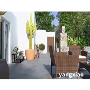 AIHome💕โซฟารับแขก โต๊ะรับแขกในสวน โต๊ะชุดหวายเทียมพลาสติก ทนแดดฝน รับน้ำหนักได้เยอะ