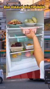 Rak Tambahan Kulkas Serbaguna GSF Sliding Rack Multifungsi Refrigerator Organizer