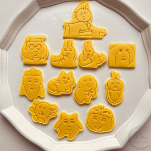 NCT Jin Young Kang Taekwon Park ChanYoung Ro Min Korean Style Stone Plastic Clay Baking Mold for Home Use Cookie Making