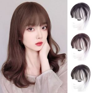 JUSTODO 3D False Bangs Invisible Natural Hair Bangs Extensions Fashion Ultralight Hairpieces for Women