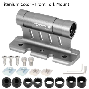 TOOPRE Bicycle Front Fork Rear Wheel Fixing Mount Car Roof Carrying Mount For Quick Release/Thru-Axle Road MTB Bike Parking Rack