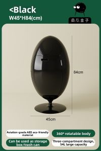 Designer Dinosaur Egg Shaped Sorting Trash Can