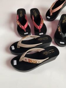 SANAYAOLSHOP SANDAL WEDGES WANITA JEPIT VAREASI RANTE TERBARU 2024