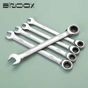 8-24mm Fix Head Ratcheting Wrench 72-Tooth Ratchet Spanner  Chrome Vanadium Steel for Auto Repair Tools