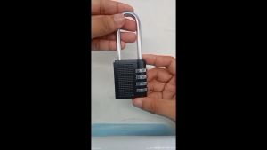 4 Digit Number Combination Padlock Anti-theft Password Padlock Zinc Alloy Lock for Door Locker