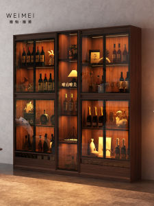 Weimei | Luxury Retro Display Cabinet With Light