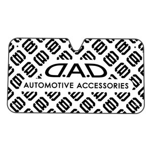 DAD Car Sunshade Aluminum Foil Heat Insulation Windshield Car Window Top Universal Vehicle Sun Protection Shade DAD Brand Logo