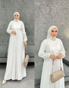 [Abaya Islami] Abaya Turkey Ameera Serimbit Ibu dan Anak Double Ceruty Premium Original