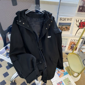 American Functional Outdoor Jacket Coat Boys Spring and Autumn Fashion Brand New Loose Overalls Clothes Anorak Jacket