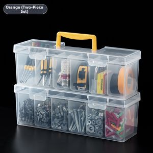 MRUN | Screw and Nut Storage Organizer Durable Plastic Box