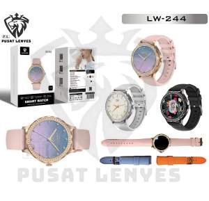 LW244 - Jam Tangan LENYES LW-244 1.2" Smart Watch Sport Health Monitoring Wireless Magnetic Smartwatch Touch Screen Jam Tangan