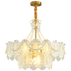 DGY | Luxury French Style Crystal Chandelier Modern Minimalist