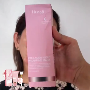 Hoygi Collagen Wrinkle Lightening Tearing facial mask Moisturizing&Rejuvenating Skin Improving Dark&Firming Smearing facial mask