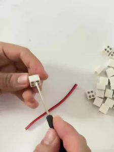 10Pcs LED Light Strip Connectors 8mm Sturdy LED Connector User-Friendly LED Connecting Versatile LED Strip Light Connectors