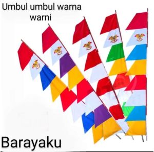 umbul umbul background banner bendera merah putih