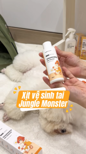 Dung Dịch Vệ Sinh Tai Cho Chó Mèo Jungle Monster Chamomile 120ml
