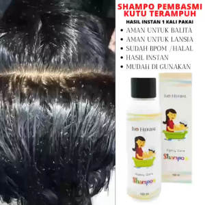 Sampo Kutu Rambut dan Telurnya Anak Paling Ampuh BPOM Shampo Obat Anti Telur Kutu Pria Wanita Dewasa Shampoo Penghilang Pembasmi Ketombe Secapa Cepat Hilang Permanen Original Viral Terlaris