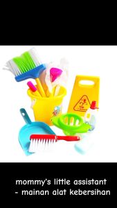 (cuci Gudang) Little Helper - Little Helper Mika - mommy helper - Mainan Alat Pembersih Rumah Tangga -Sapu sapu SNI