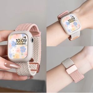 Dây đeo bện có vỏ silicon cho Xiaomi Redmi Watch 5 Active Strap / Redmi Watch 5 Lite Strap / Redmi Watch 3 Active Strap Watch Band cho Redmi Watch 5Active Strap Redmi Watch 5Lite Strap Redmi Watch 3Active Strap Watch Band Wristband
