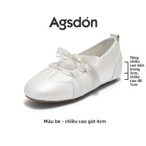 Agsdon | Giày Bệt Mary Jane Thoáng Khí cho Nữ