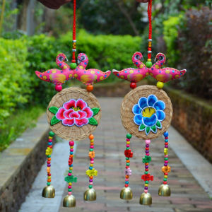 Sáng Tạo Dân Tộc Vân Nam Chuông Gió Đồ Trang Trí Nhà Cửa Cho Phòng Khách Cửa Hàng Màn Hình Quà Tặng Độc Đáo Cho Phụ Nữ Và Trẻ Em