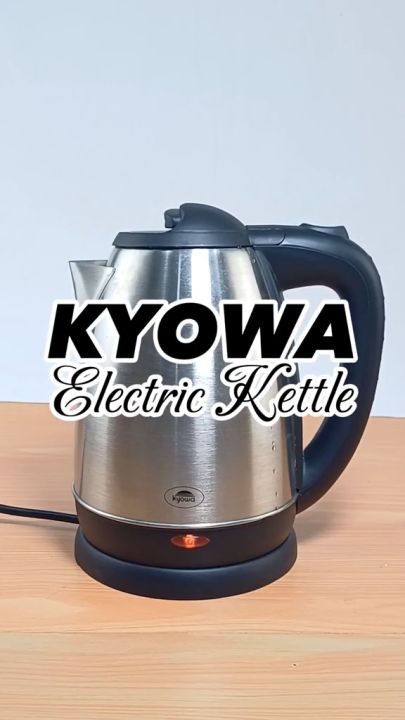 Kyowa Electric Kettle 1.7L 1600W Stainless Steel Body KW 1362 Gold Mind Everyday Low Price Lazada PH