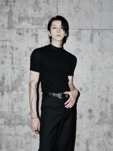 HarH Mens Short Sleeve T-Shirt Cool Sensation Fitness Sport Quick Dry Half High Collar Breathable Comfortable Cotton Tee