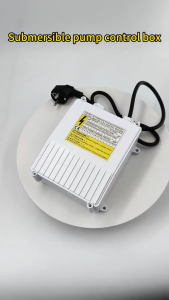 220V Deep Well Submersible Pump Single Phase Wiring Control Box External Capacitor Switch Controller