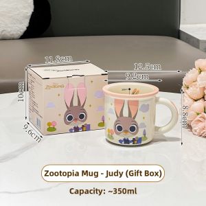 Zootopia Mug Home Ceramic Mug Coffee Cup Couples Drinking Cup Childrens Cute New Year Gift