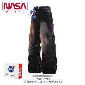 NASA WTAPS | Hooded High Collar American Style Heavyweight Hoodie Sweatshirt Thicker