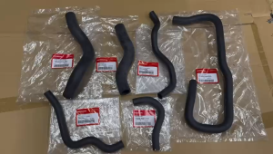 ORI HONDA JAZZ GK5 T5A HOSE ATAS BAWAH BYPASS OIL COOLER HOSE TOP LOWER BOTTOM BYPASS OIL COOLER HOSE SET