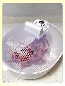 4 in 1 Defroster Multi-Functional Thawer Fast Food Thawing Box USB Rechargeable UVC Sterilizat Fast Defrosting Quick Defrosting Tray 肉类解冻器