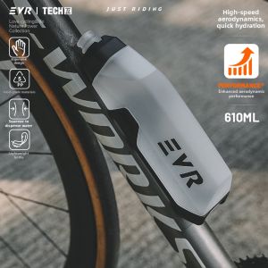 evr | Aerodynamic Squeeze Water Bottle for Road Cycling