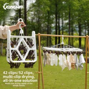 Windproof Foldable Socks Drying Rack