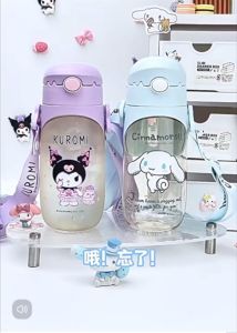 MK2907: PPSU BPA Free kindergarten 500ml Training Water Bottle with Food Grade Nozzle Straw and Direct Drink Lids