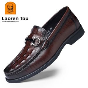 Giày Lười Da Thoáng Khí Cho Nam Kinh Doanh & Dạo Phố