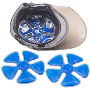Mũ Cứng Có Thể Tái Sử Dụng Ice Pack Làm Mát Miếng Đệm Mũ Chống Nắng Di Động Để Chạy Cắm Trại Leo Núi - Mũ Bảo Hiểm Bằng Nhựa Bền Hỗ Trợ Làm Mát