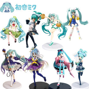 Bandai | Anime Figure MIKU Figure Big Ear Dog miku PVC Model Collectible Ornament Kids Birthday Christmas Surprise Gift Toys