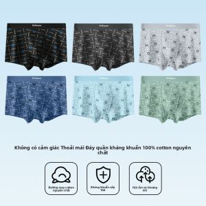 Quần lót nam MiiOW làm bằng vải Modal Cotton kháng khuẩn hai lớp