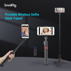SmallRig Selfie Stick Tripod Pro/Standard Edition | 130cm Extendable with Bluetooth Remote | Cold Shoe & 1/4" Mount for Mic/Light | Foldable for Travel Vlog/Live Stream 3375 / 4729