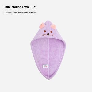 Super Absorbent Quick Dry Childrens Hair Cap Girls Bath Cap Cute Parent-Child Toddler Baby Hair Towel Trend Grace