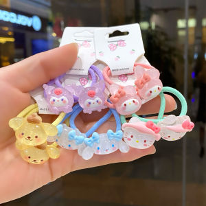 No Brand Hair Ties for Girls Children Small Size No Damage Elastic Bands Baby Toddler Bun Maker Cute Sound Design Hair Bands